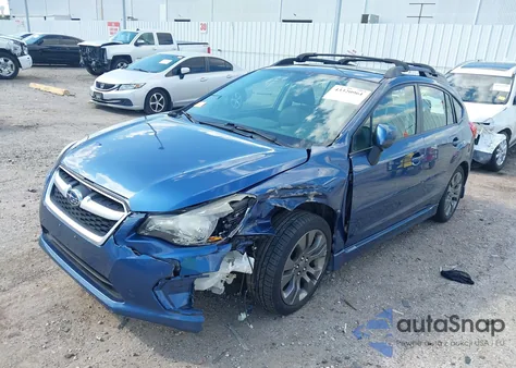 2013 Subaru Impreza 2.0I Sport Limited from USA, damaged, VIN JF1GPAS69D2836861